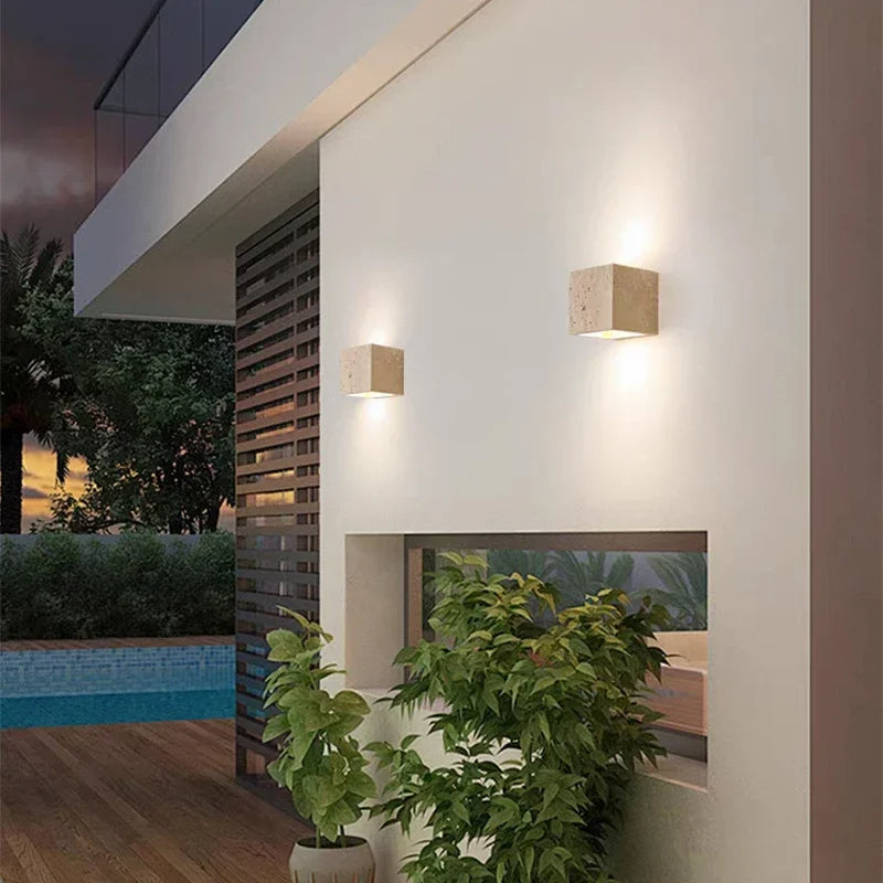 LumaNova Wabi-Sabi LED Wall Light – Tranquil Minimalist Illumination for Indoors & Outdoors