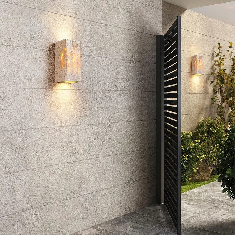 LumaNova Wabi-Sabi LED Wall Light – Tranquil Minimalist Illumination for Indoors & Outdoors